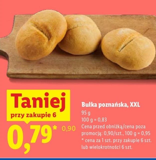 Bułka poznańska XXL 95g